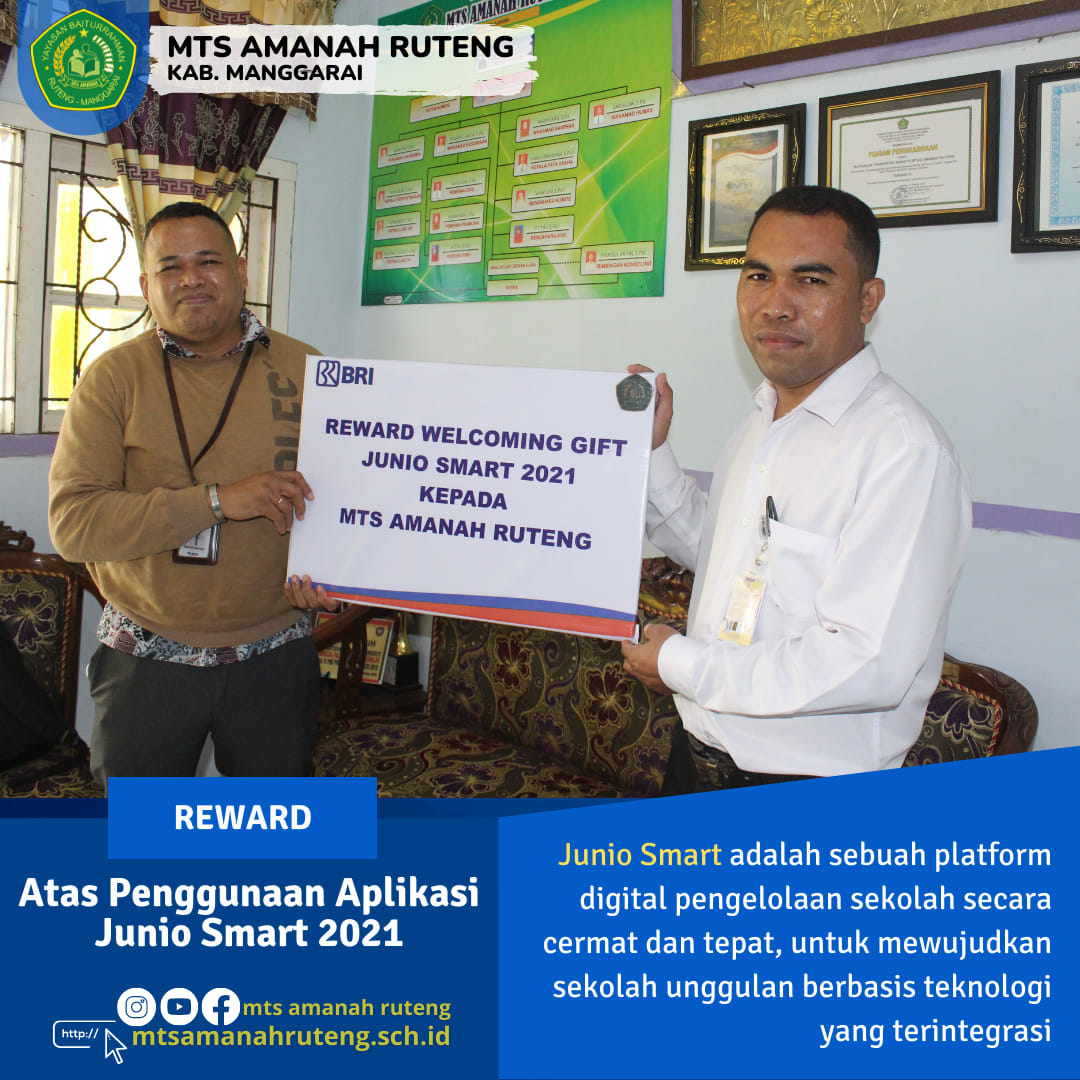 Reward Dari Bank Rakyat Indonesia – MTs Amanah Ruteng